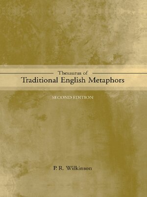cover image of Thesaurus of Traditional English Metaphors
